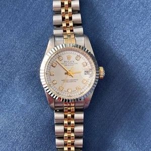 Georgeous Ladies ROLEX STYLE COPY/ REPRODUCTION 26mm Designer Fashion Watch